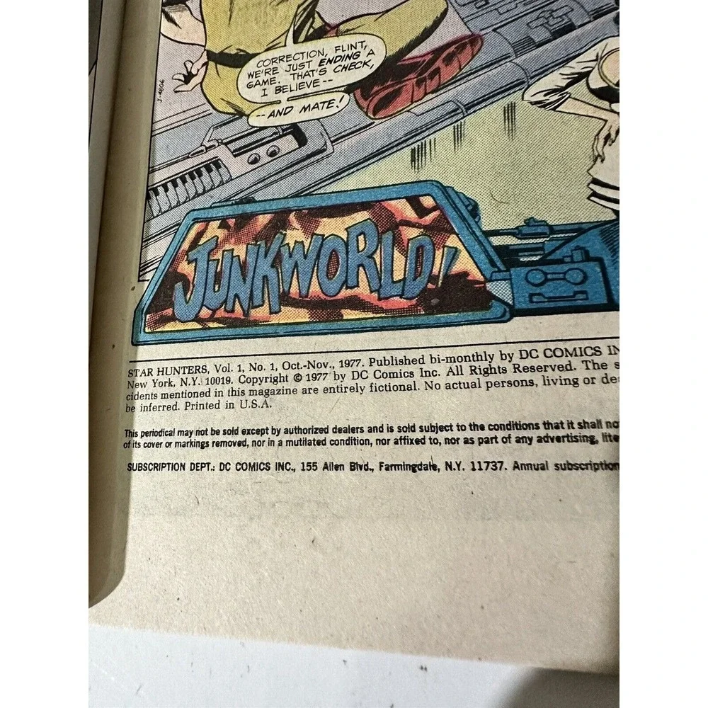 Star Hunters #1, Bronze Age‎ DC, 1977 First Issue Special 31211